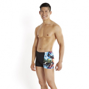 速比涛（SPEEDO）  竞赛系列 Allover Digital 男士平角泳裤