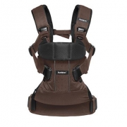 BabyBjorn      Baby Carrier One 婴儿背带 (棕色 网眼透气面料）