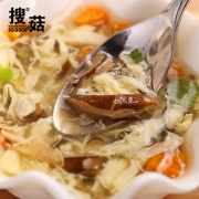 搜菇 黑鸡枞速溶蛋花菌菇鲜蔬汤 7g*10包