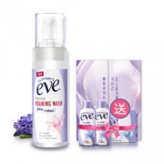 summer's eve 夏依 多效均衡慕斯洗液150ml 送敏感湿巾16片/盒+敏感洗液59ml*2