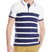限XL码！U.S. Polo Assn 男士休闲polo衫 白色