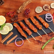 涝河桥 宁夏滩羊 麻辣羊肉串 240g/袋 (约10-12串)* 11袋