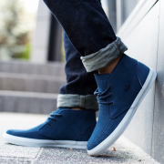 法国鳄鱼（Lacoste）  SEVRIN MID 男士绒面真皮休闲鞋
