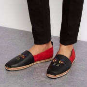 Fendi 芬迪 Fendi Faces男士真皮休闲鞋 新低4.5折$245 直邮