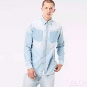 国内￥1398，G-Star Raw 2017年新品 Core Art 男士牛仔衬衫 Prime会员免费直邮