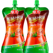 限华南！海天 番茄沙司 番茄酱 305g*2袋   4.9元