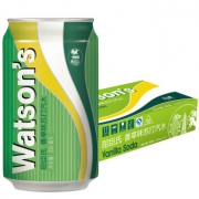 屈臣氏（Watsons） 苏打水香草味 330ml*24听 入口清爽 可调各式洋酒
