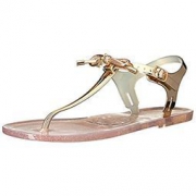 PrimeDay：kate spade NEW YORK Fanley 女士蝴蝶结果冻凉鞋