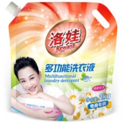 移动端！洛娃 多功能洗衣液 2kg 9.9元
