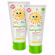Babyganics 甘尼克宝贝 防水型婴儿防晒霜SPF50 177ml*2支+凑单品