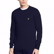 限XS码，Lyle & Scott 苏格兰金鹰 男士美利奴针织衫 直邮含税