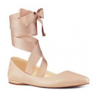 Nine West 玖熙 Samara 女士绑带款芭蕾平底鞋