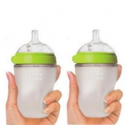可么多么（COMOTOMO）  宽口径 硅胶奶瓶 227ml*2只装
