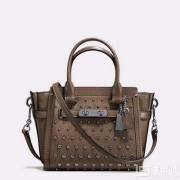 COACH 蔻驰 Swagger 21 女士真皮小号单肩手提包 4折$158（$197.5 额外8折）