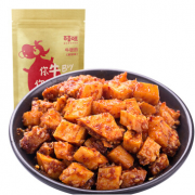 百草味 零食小吃 独立小包装牛筋 肉脯肉干 牛肉干 麻辣味牛板筋125g/袋
