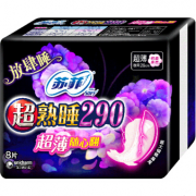苏菲 超熟睡 夜用超薄随心翻棉质丝薄卫生巾 290mm 8片