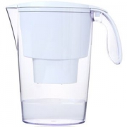 莱卡（LAICA）双导流滤水壶1壶1芯 2.3L J703（白色）意大利原装进口
