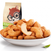 清爽酥脆！三只松鼠炭烧腰果185g/袋 19.9元