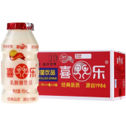 喜乐 乳酸菌饮品 牛奶发酵乳酸饮料 95ml*64瓶