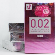 日本进口，OKAMOTO 冈本 0.02EX系列 超薄避孕套6个*9盒
