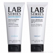 补货，Lab Series 朗仕 多功能洗面奶 100 ml+日间防护乳液 SPF15 100 ml 套装 Prime会员免费直邮含税