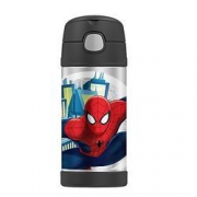 中亚Prime会员！THERMOS 膳魔师 Funtainer Bottle 儿童保温杯 蜘蛛侠