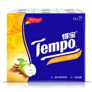 Tempo 得宝 迷你纸手帕 4层*12包 苹果木味 *22件
