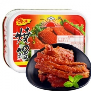 台湾进口 三兴 鱼罐头 下饭菜 辣味红烧鳗鱼105g/罐 *3件