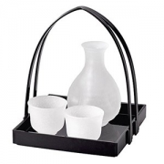 HIROTA GLASS 廣田硝子 2554-TKG 手工玻璃酒杯酒瓶提篮套裝  *2件