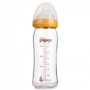 pigeon 贝亲 AA71 自然实感 宽口径玻璃奶瓶 240ml *2件
