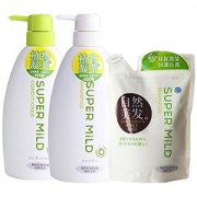 SUPER MILD 惠润 绿野芳香洗发水 600ml + 替换装 400ml + 护发素 600ml