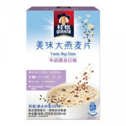 QUAKER 桂格 美味大燕麦片 牛奶黑谷口味 200g*9件