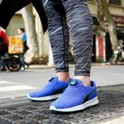 PUMA彪马Ignite Disc女士跑鞋轻量缓震跑鞋  蓝紫色