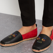 芬迪（FENDI）   Fendi Faces男士真皮休闲鞋