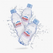 evian 依云矿泉水 330ml*24瓶+圣碧涛 天然矿泉水 充气 1.5L*6瓶