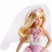 限Prime会员，Barbie 芭比娃娃 新娘造型玩偶CFF37