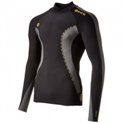 SKINS Mens Dnamic Thermal Long Sleeve Mock Neck Compression Top