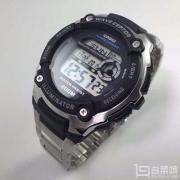 实惠电波表，CASIO 卡西欧 WV200DA-1A 五局电波表 新低$23.77