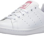 prime会员！adidas 阿迪达斯 Stan Smith 大童款休闲运动鞋 粉尾