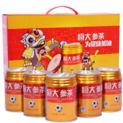 恒大 参茶 植物能量饮料 240ml*12罐*2件