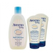 Aveeno 艾维诺纯天然燕麦洗护套装/3件  二合一236ml*1+润肤乳140g*2