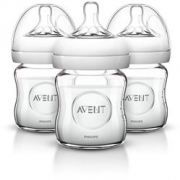 Philips AVENT 自然原生系列宽口径玻璃奶瓶 120ml*3只装