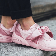 Puma BOW 女士新款丝绸蝴蝶结运动鞋