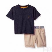 Nautica 诺帝卡 男款童装2件套 12个月 Prime会员凑单免费直邮