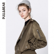 PullAndBear 女士飞行员夹克 09710325