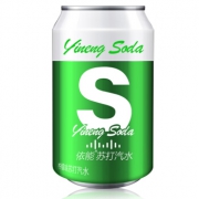 依能 苏打汽水 柠檬味 310ml*6听