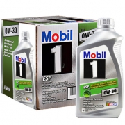美孚（Mobil） 1号全合成机油 ESP0W-30 SN级 1QT*7瓶 美国原装进口 包邮包税