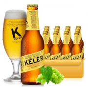 【京东超市】西班牙原装进口啤酒 开勒（KELER） 250ml*24瓶整箱装 *2件