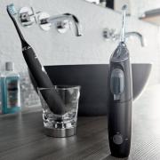 飞利浦（PHILIPS）  钻石系列 声波电动牙刷 +AirFloss HX8491/03 冲牙器