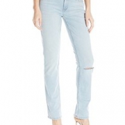 大码福利！ Calvin Klein Jeans 女士破洞直筒裤